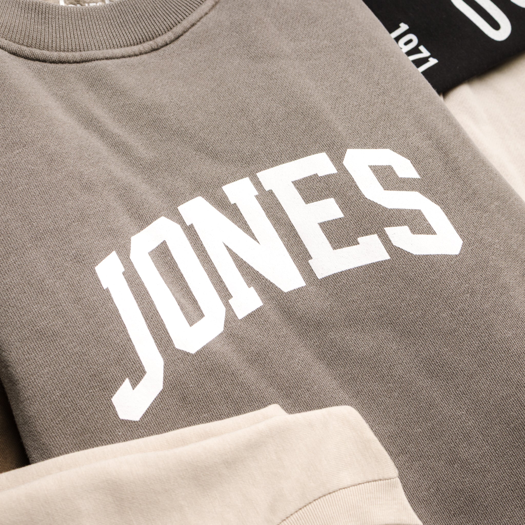 Varsity Mark Crew Neck - Stone - Image 3